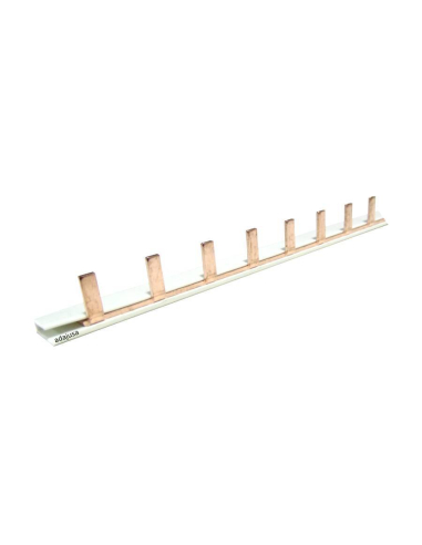 Electrical connection comb 1 pole 100A strip of 1 meter