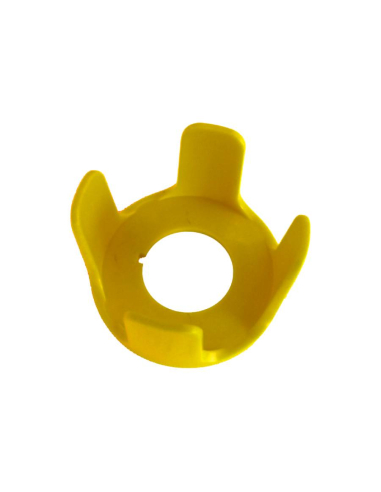 Open push button protective collar