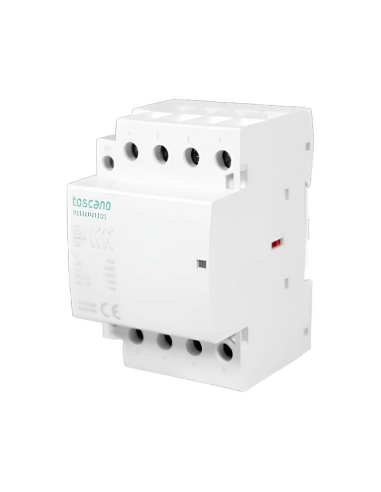 Modulares vierpoliges Schütz 40A 230Vac - Toscano