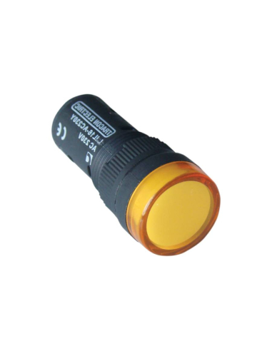 Pilot multiled yellow color 12 Vac/dc 16mm