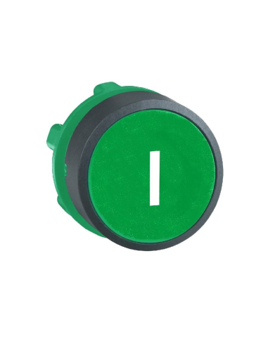 Green push button head (inscription "I") Harmony XB5 - SCHNEIDER