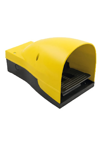 Pneumatic foot pedal 1/4 5/2 bistable with protection - Aignep