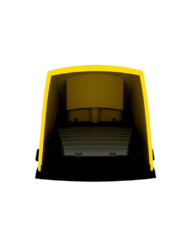 Single foot switch XPE-Y with yellow plastic cover Schneider| ADAJUSA | price