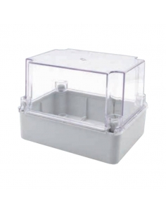 Kunststoffbox 310x230x180mm glatter transparenter Deckel