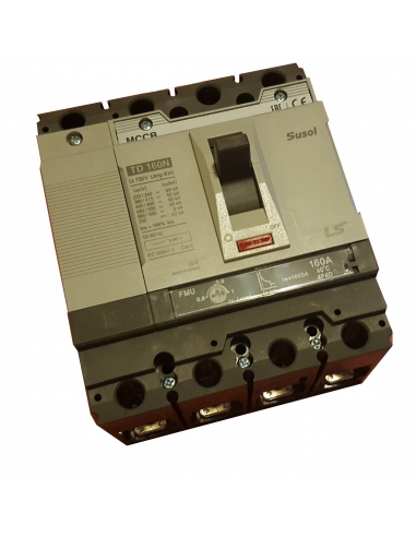 Interruptor automático caja moldeada tripolar 4x80A Reg. térmica