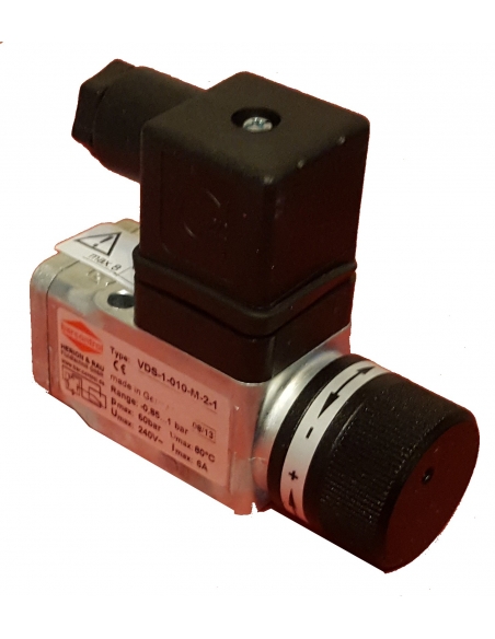 Adjustable 1/4 pressure switch with connector - ADAJUSA