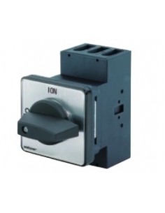 Interruptor trifasico 25A Mando rojo y amarillo