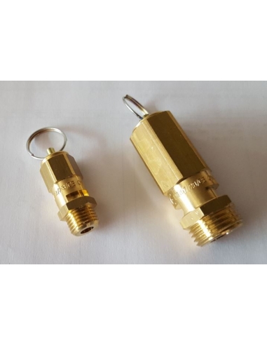 Safety valve (overpressure) 1/4" 6 Bar