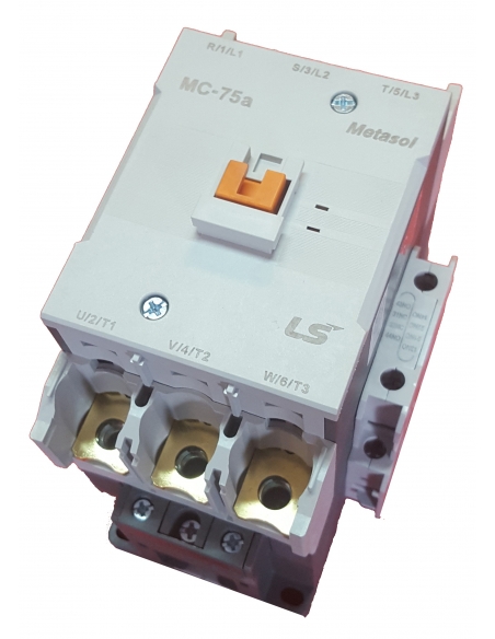 Three-phase contactor 75A coil 230Vac -  LS