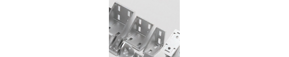 Escuadras para el montaje de perfilería de aluminio | ADAJUSA