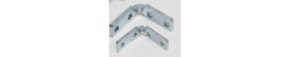 Elementos de unión para el montaje de perfilería de aluminio