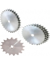 Discos dentados o coronas dentadas 1/2 x 5/16 ISO 08B-1-2-3 DIN 606