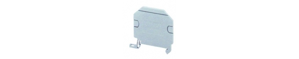 Accesorios para montaje de bornas, separadores y topes lateral