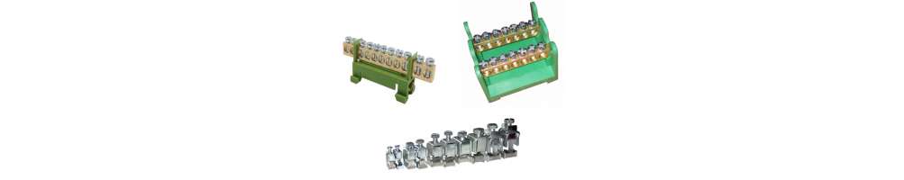 Repartidores de conexión eléctrica bornas equipotenciales | ADAJUSA