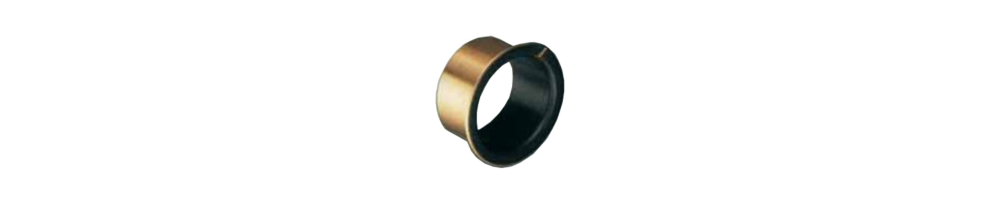 Trockengleitlager, selbstschmierende Gleitlager mit PTFE-Flansch PAF P10