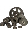 V-belt pulleys type Z and SPZ with taper