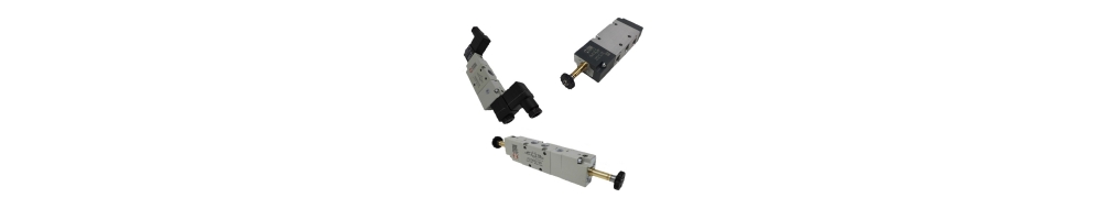 Pneumatische Magnetventile 1/4 3 und 5 Wege Serie 70 und Serie BASIC Metal Work